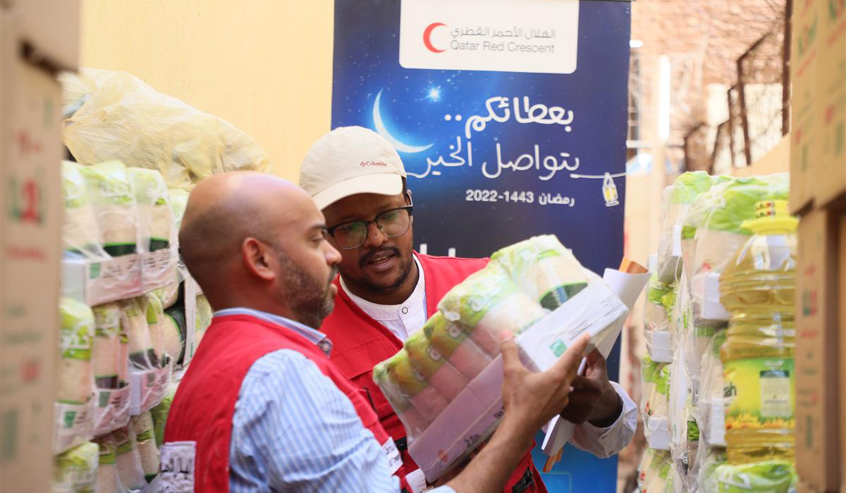 Qatari help reaches out via QRCS to thousands of fasting people globally